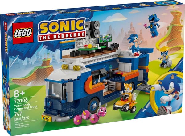 LEGO SONIC THE HEDGEHOG Team Sonic Command Truck 77006