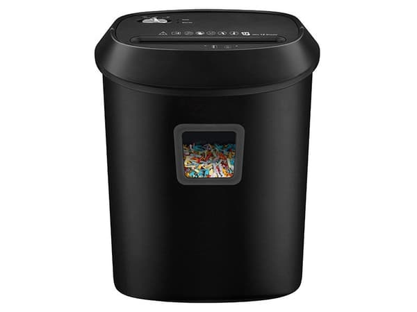 Tracer FileCrusher Paper Shredder 25 L 12 Sheets 72dB Black