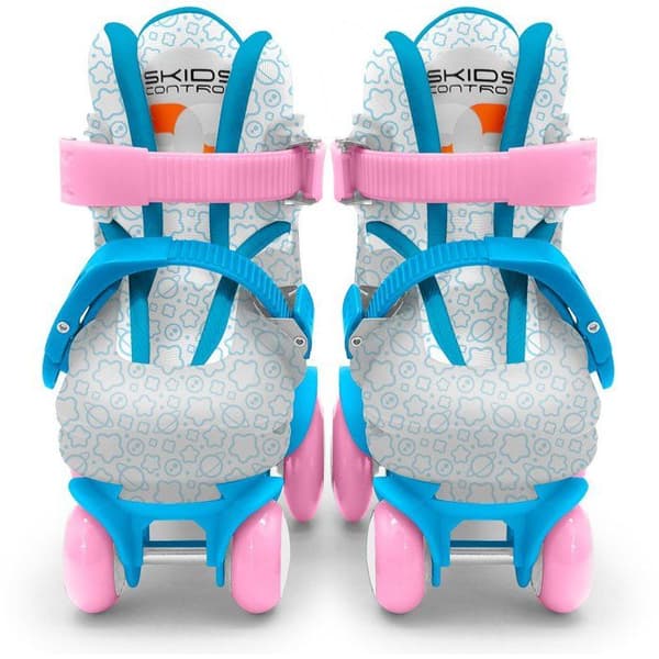 STAMP Adjustable Skates - Skids Control Explore - 4 Wheels - Size 23-26 - Pink