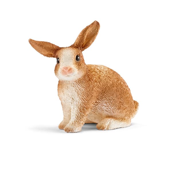 Schleich Rabbit Figurine - Hand-painted - Educational Toy