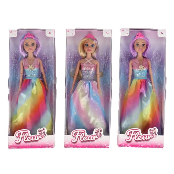 Fleur Rainbow Princess Doll Assorted Versions