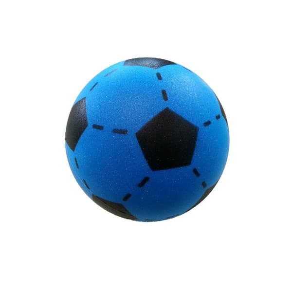 Soft Football 20 cm Blue/Black