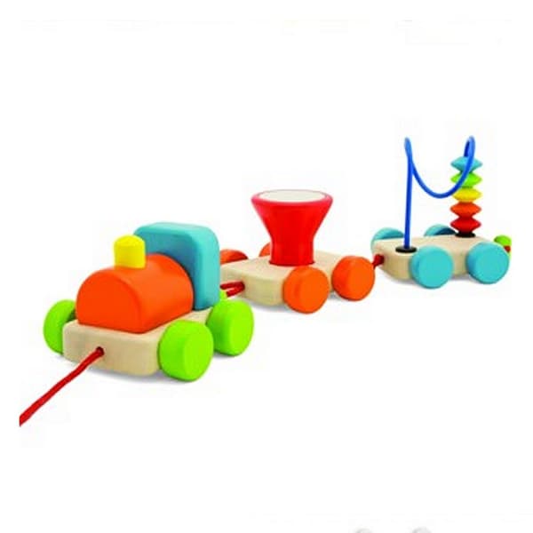Pintoy Wooden Activity Train - Fun Toy for Children