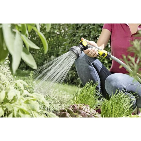 KARCHER Multifunctional Spray Gun Kit - 4 Spray Patterns - Universal Plus Connector - G3/4 Tap Connector