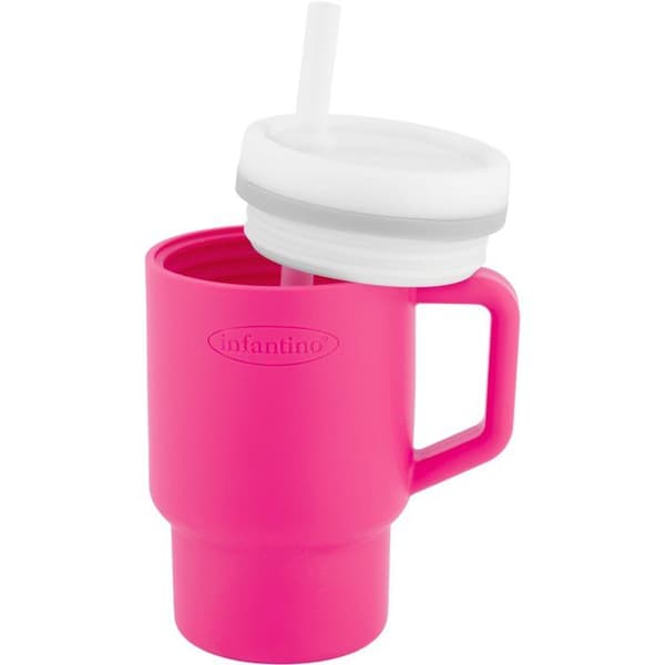 Infantino My First Silicone Cup - 255 ml - Bubble Gum