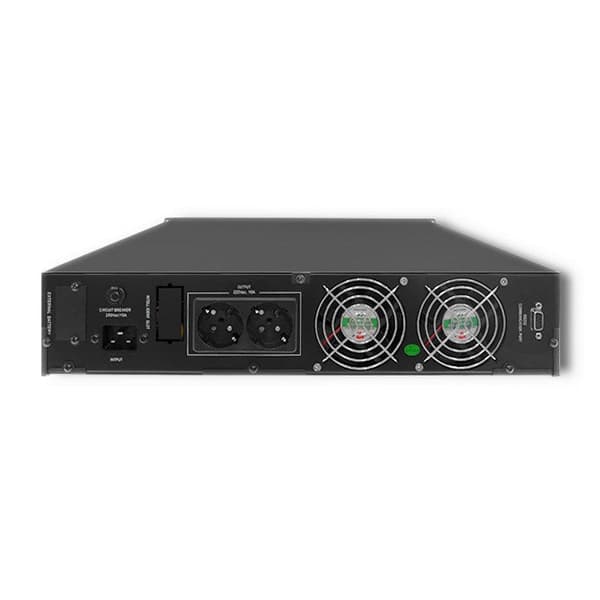 Qoltec 53947 UPS RACK 3KVA 2400 W LCD