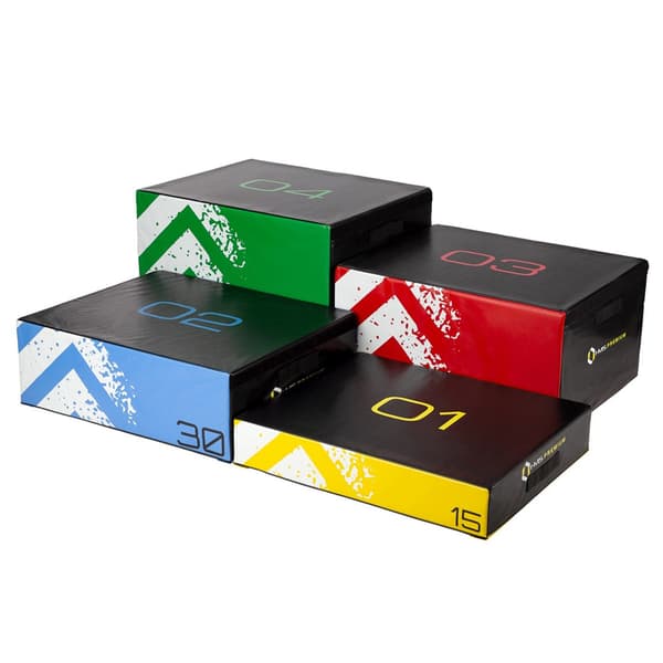 HMS Premium PYBS01 Set of Four Plyometric Boxes