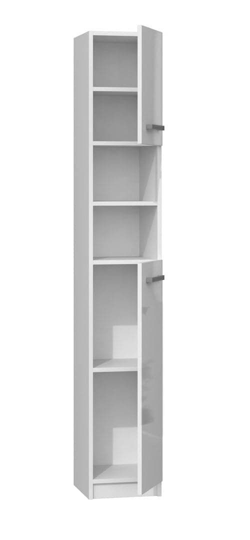 Topeshop MARBELA Bathroom Storage Cabinet - White - Model: MARBELA