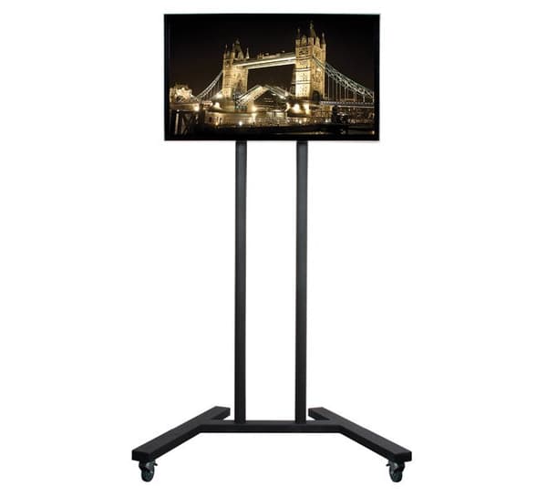 B-Tech Large Universal Flat Screen Trolley/ Floor Stand (VESA 800 x 600) O50mm
