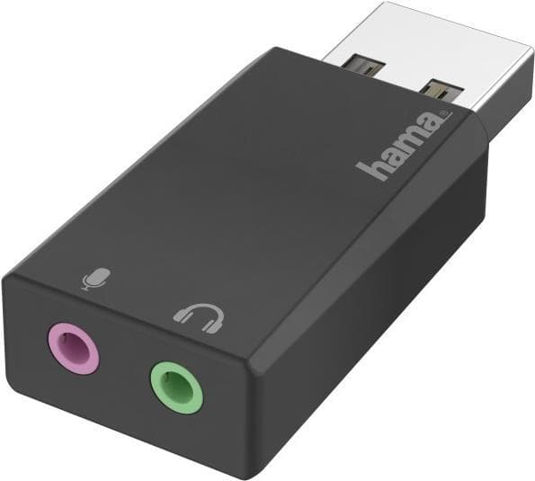 Hama Essential Line - Sound Card - Stereo - USB2.0 (00200323)