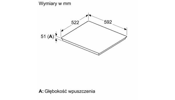 BOSCH PVQ61CHB1E Induction Hob Mat