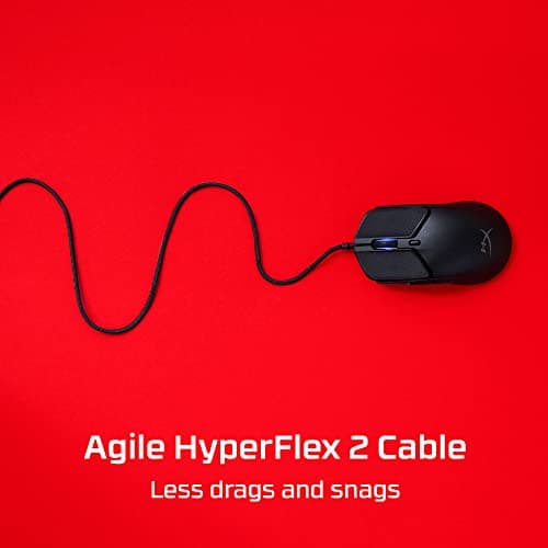 HyperX Pulsefire Haste 2 Wired Gaming Mouse, Black (6N0A7AA)