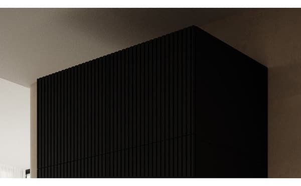 Wardrobe PAFOS 2D BASE 90x55.5x45 Black Matt
