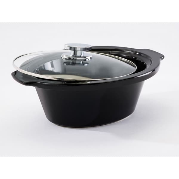 Fritel SC2290 Slow Cooker - 5.5 L Capacity - Black/Chrome