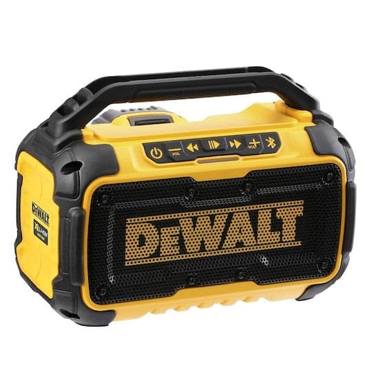 DeWalt DCR011 XJ Bluetooth Speaker Yellow/Black USB