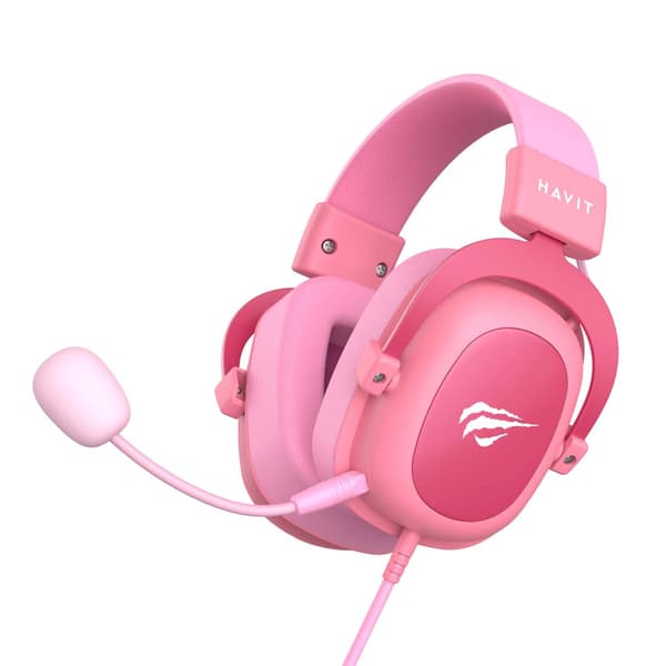 Havit H2002D Wired Gaming Headphones (Pink)