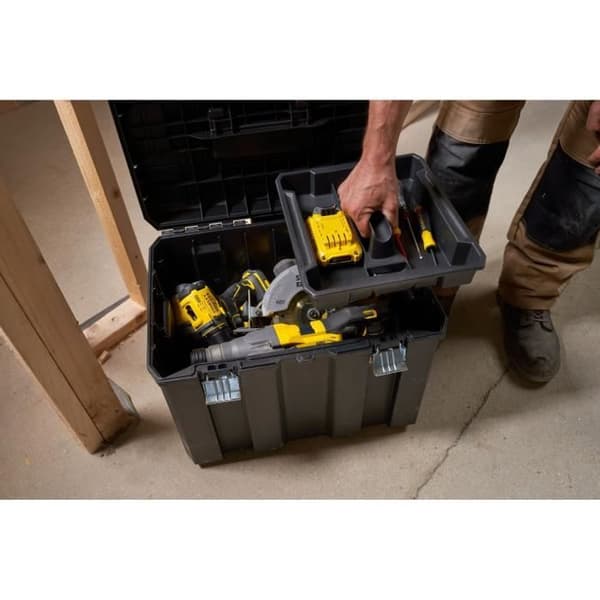 STANLEY Large Capacity Mobile Tool Box with Telescopic Handle - FMST1-75753
