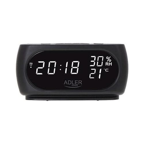 Adler AD 1186 Digital Table Clock, Triangular, Black