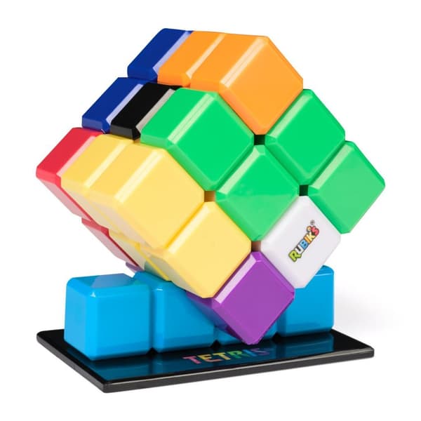 Rubik's Tetris Cube Brain Teaser Puzzle for Ages 8+
