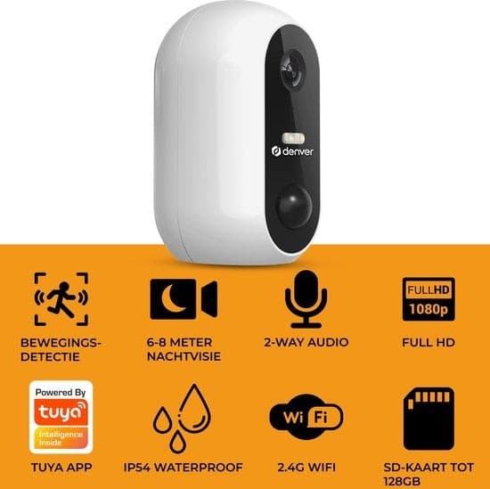 Denver Outdoor WiFi Camera with Battery IOB-209