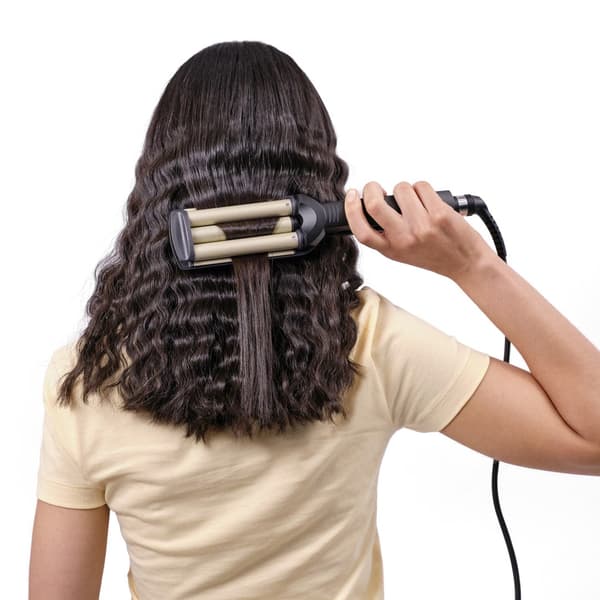 BaByliss EasyWaves Texturizing Iron Warm Black Silver 70.9 1.8m C260E