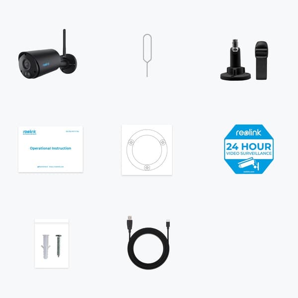 Reolink Argus B320-B Security Camera 3MP Outdoor Battery-Powered