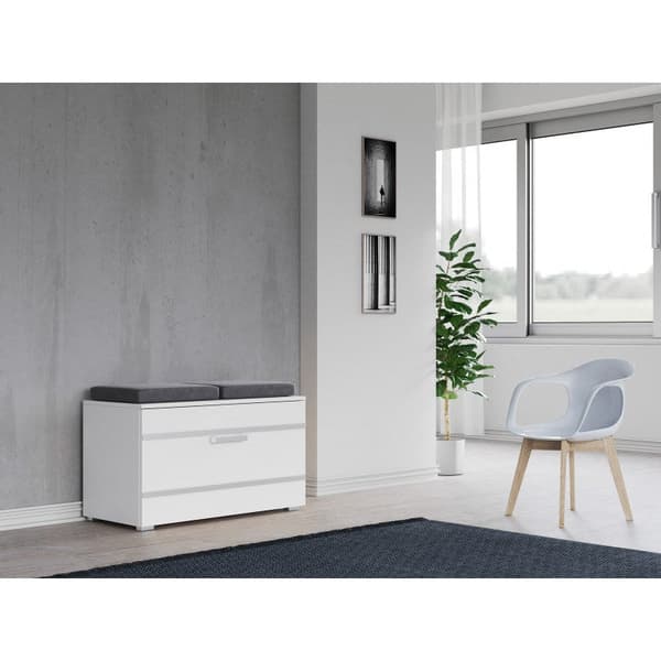 Topeshop OPAL Shoe Cabinet Closed White