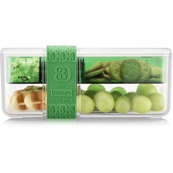 BODUM Compartmented Lunch Box - Bistro - Cutlery - Green