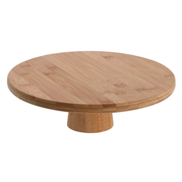 Bamboo Serving Board on Stand 28x9 cm