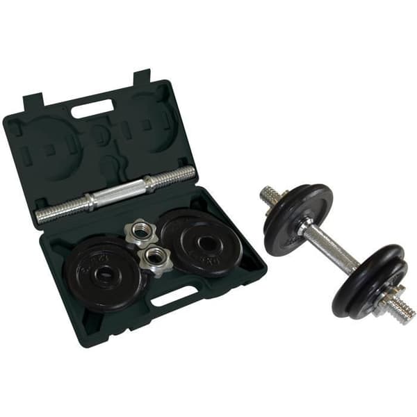 SCHILDKROT Dumbbell Set - 10 Kg - Black - Full Body Training Set