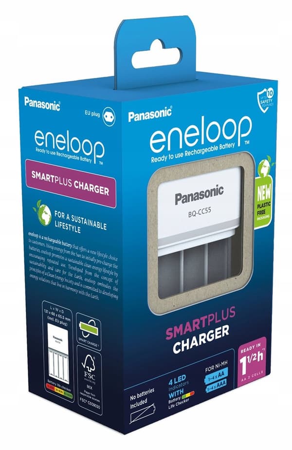 Panasonic Eneloop Smartplus Battery Charger BQ-CC55