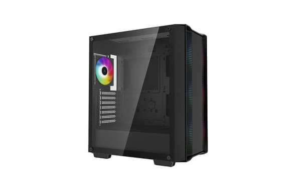 DeepCool CC560 ARGB V2 Midi Tower Case Black - 4 ARGB Fans