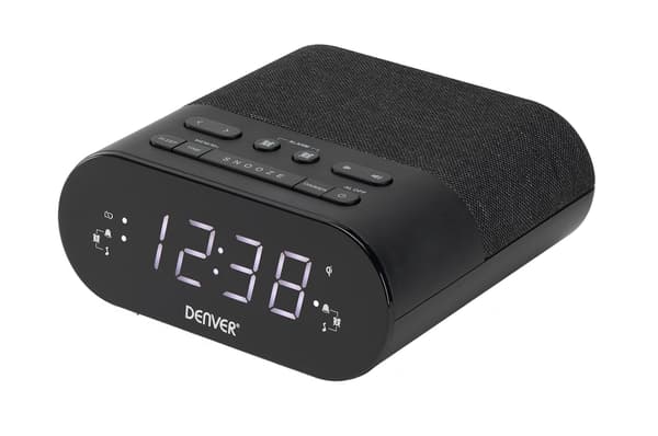 Denver CRQ-107 Digital Alarm Clock Black