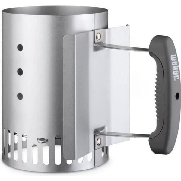 Weber - Kitchen Chimney Starter - Smokey Joe - Stainless Steel - Grey