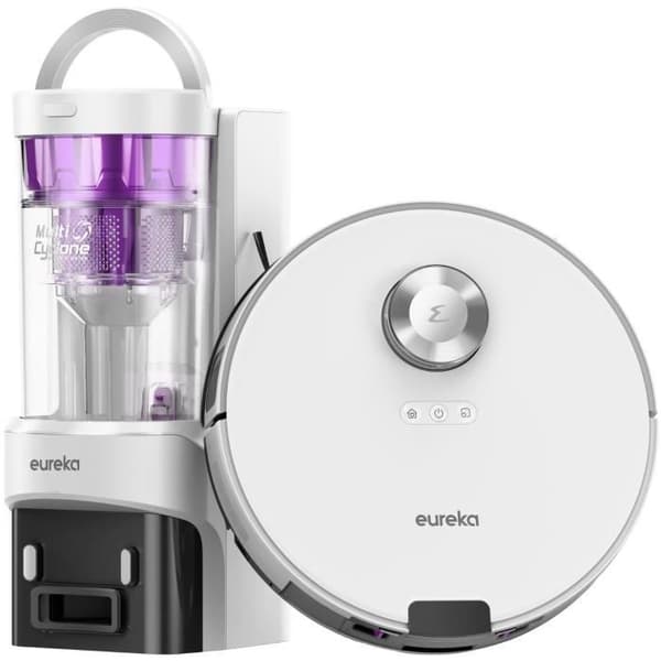 Eureka E20 Plus - Robot Vacuum Cleaner with Automatic Emptying - 8000 Pa