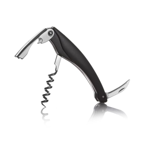 Vacuvin Waiters Corkscrew 3-in-1 Black/Silver