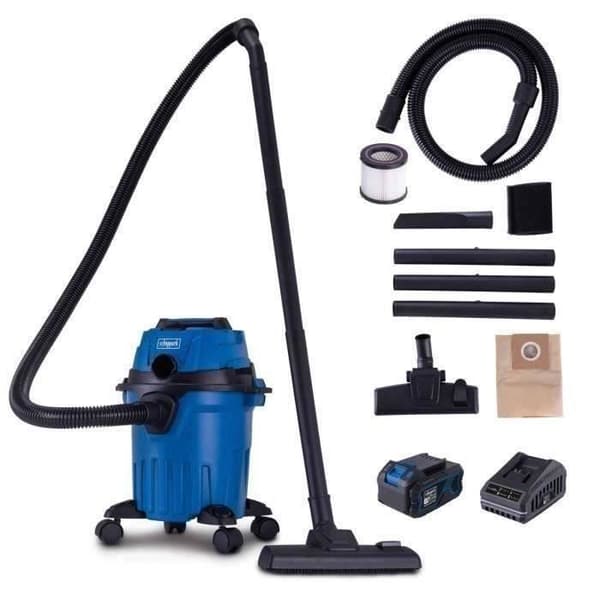 SCHEPPACH Cordless Wet and Dry Vacuum Cleaner 12 L C-NTS15-X SET L