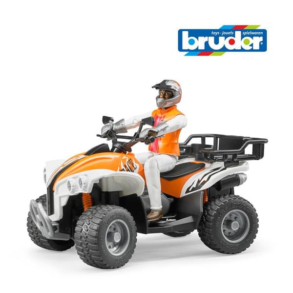 Bruder Quad with Driver 63000