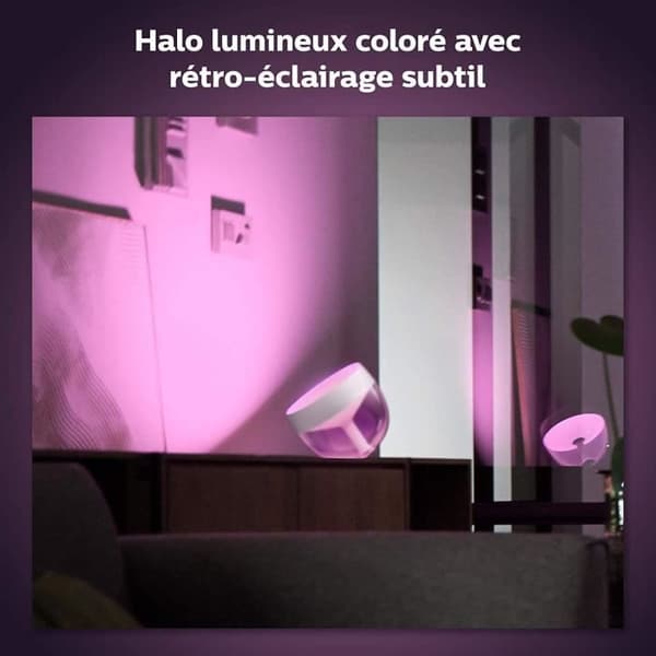 Philips Hue White & Color Ambiance Iris Lamp, Bluetooth Compatible, Black
