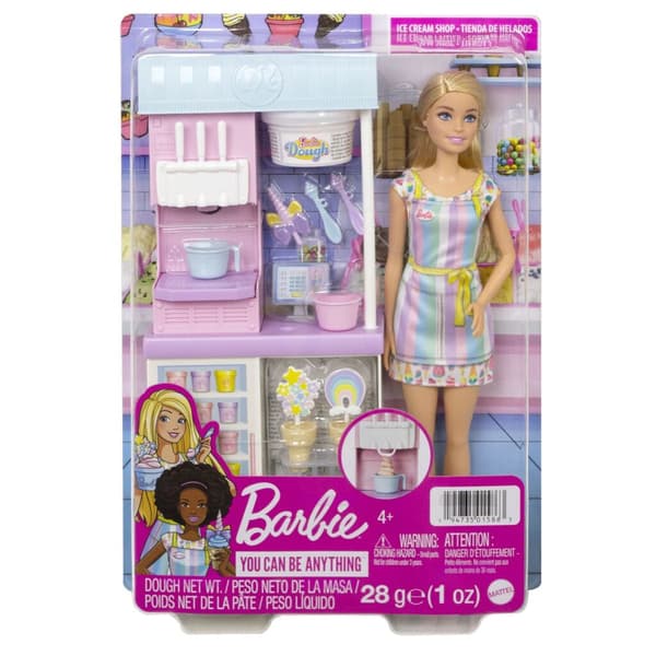Barbie Ice Cream Parlor Playset with Doll