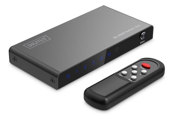 Digitus 8K HDMI Switch 3x1 with Remote Control