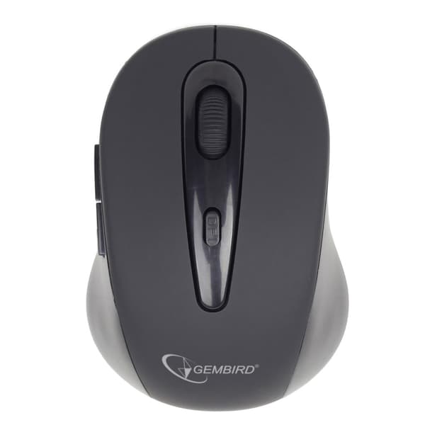 Gembird Wireless Bluetooth Mouse Black 6 Buttons 800-1600 DPI MUSWB1