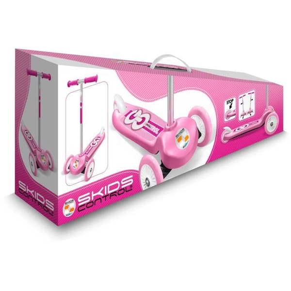 STAMP 3-Wheel Scooter - Skids Control - Pink