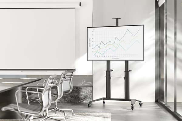 DA-90452 Collaboration Trolley for Displays 70-120" Adjustable Height