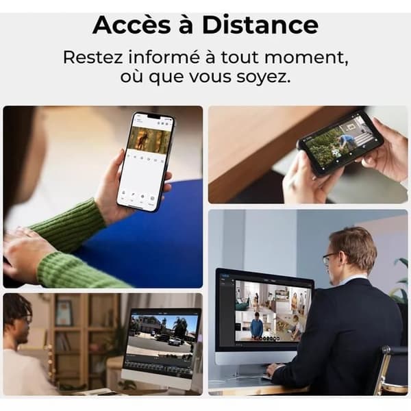 REOLINK Indoor Camera - E340 - 5 MP - White