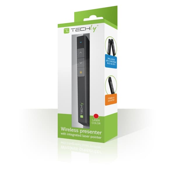 Techly ITC-LASER26 Wireless Presenter RF Black