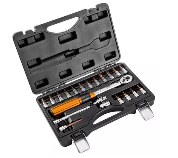 NEO Tools Torque Wrench Set - 21 Pieces - Model 08-821