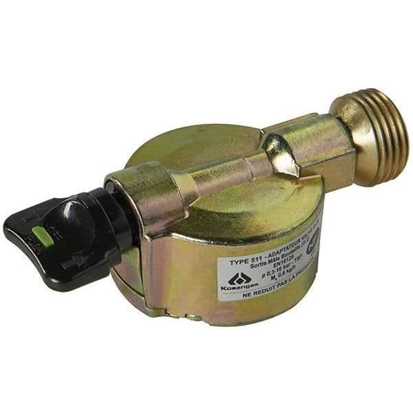 ROUSSEAU NF-Certified Butane/Propane Adapter Valve - 20 mm Diameter