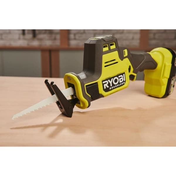 RYOBI Brushless One-Hand Reciprocating Saw 18V