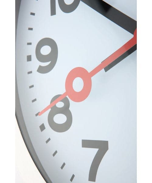 NeXtime NE-3998AR Wall Clock Dia. 19 Cm, Brushed Aluminium, 'Station'